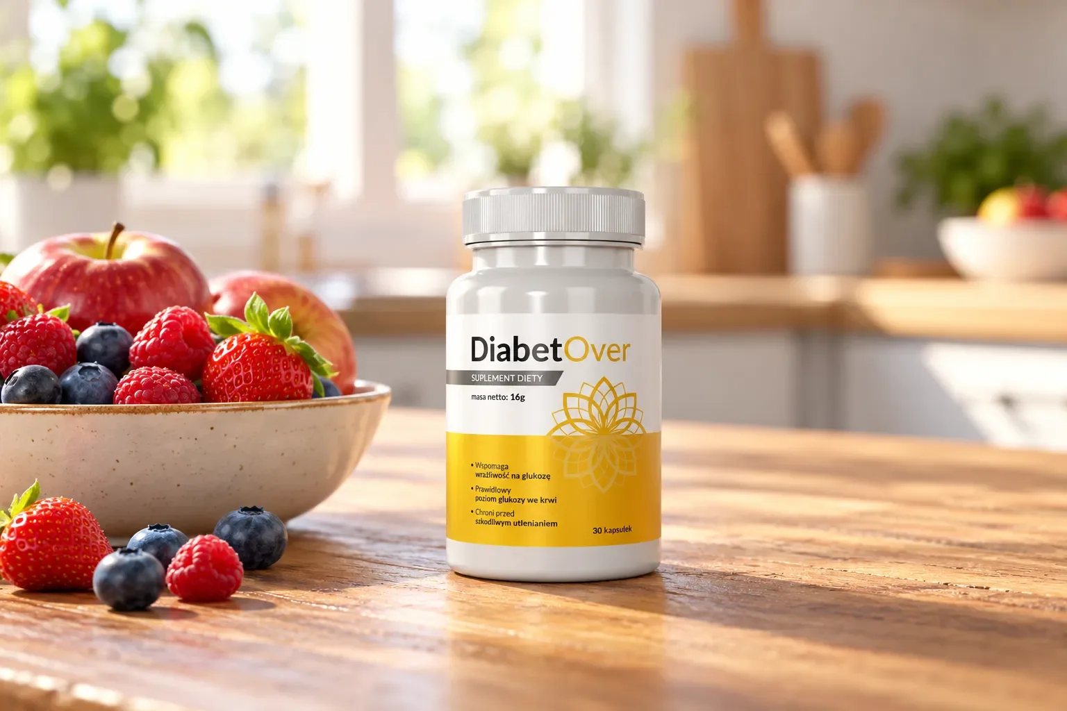 DiabetOver — opakowanie na co dzień