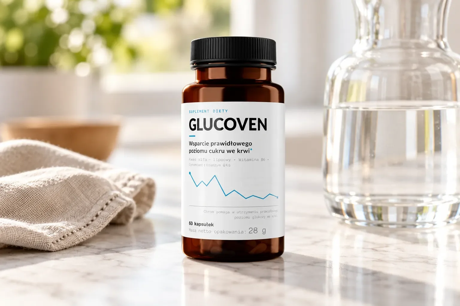 Glucoven — opakowanie na co dzień